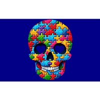 Autism Puzzle Skull Artistic Autism Awareness Support Gift Bumper Sticker