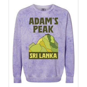 AdamS Peak Sri Lanka Colorblast Crewneck Sweatshirt