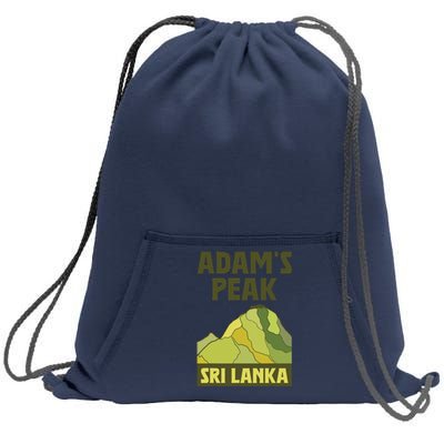 AdamS Peak Sri Lanka Sweatshirt Cinch Pack Bag