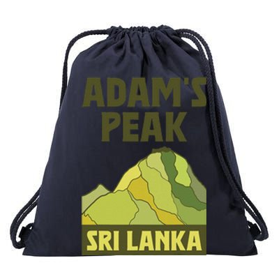 AdamS Peak Sri Lanka Drawstring Bag