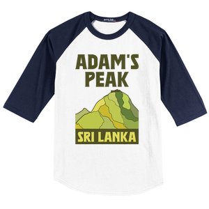 AdamS Peak Sri Lanka Baseball Sleeve Shirt