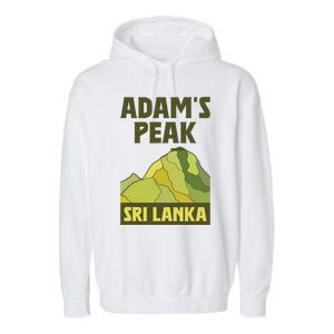 AdamS Peak Sri Lanka Garment-Dyed Fleece Hoodie