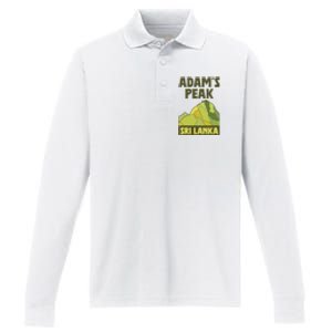 AdamS Peak Sri Lanka Performance Long Sleeve Polo