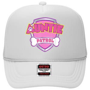 Auntie Patrol Shirt | Dog Mom High Crown Mesh Back Trucker Hat