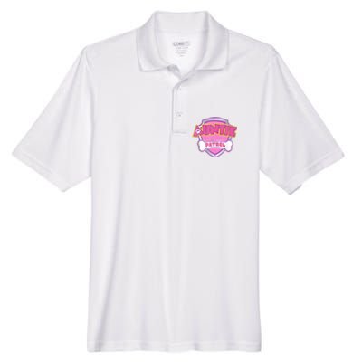 Auntie Patrol Shirt | Dog Mom Men's Origin Performance Piqué Polo