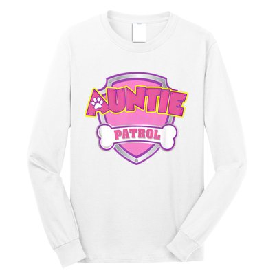 Auntie Patrol Shirt | Dog Mom Long Sleeve Shirt