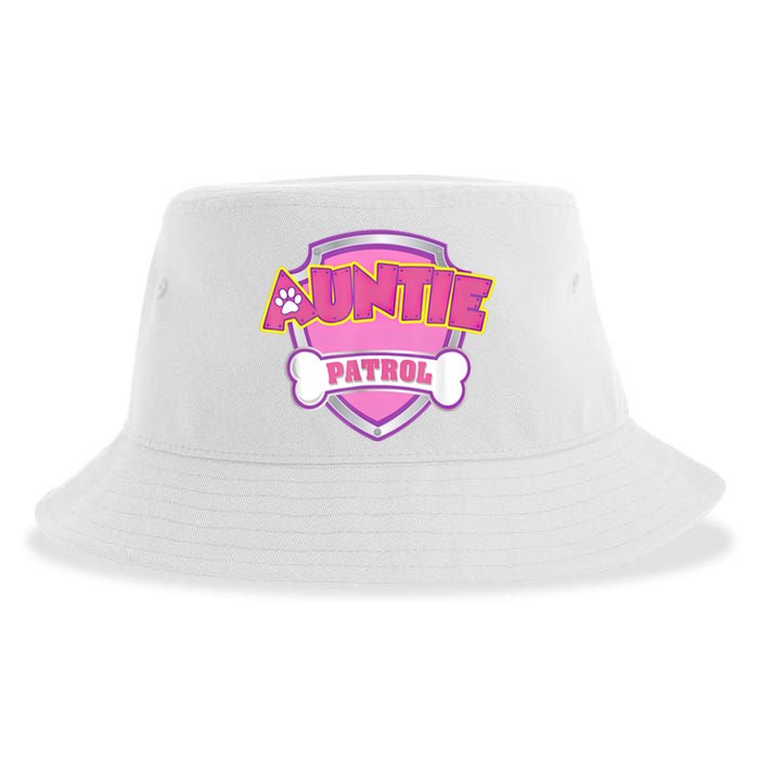 Auntie Patrol Shirt | Dog Mom Sustainable Bucket Hat