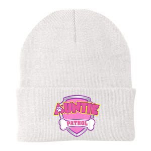 Auntie Patrol Shirt | Dog Mom Knit Cap Winter Beanie