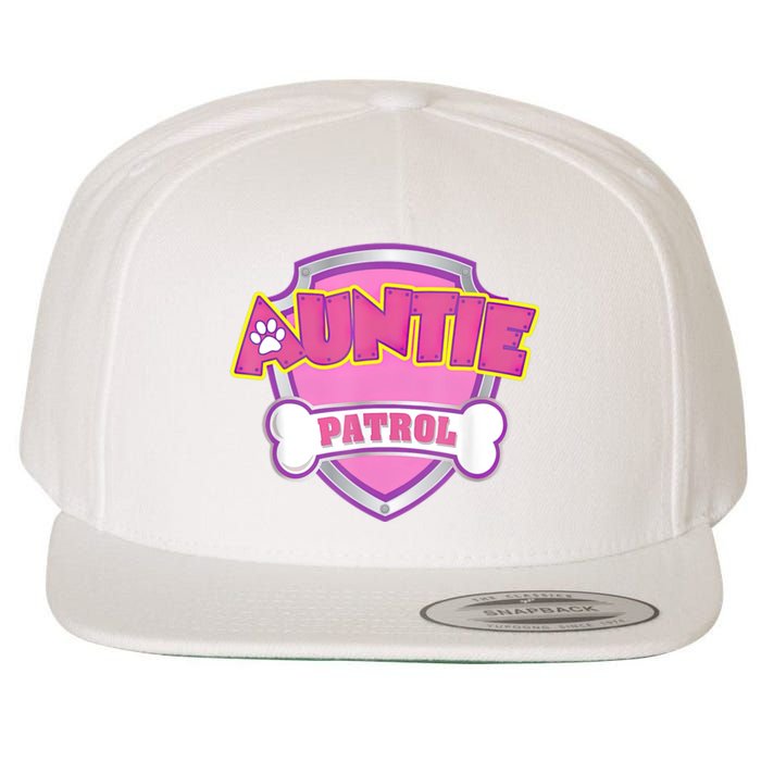 Auntie Patrol Shirt | Dog Mom Wool Snapback Cap