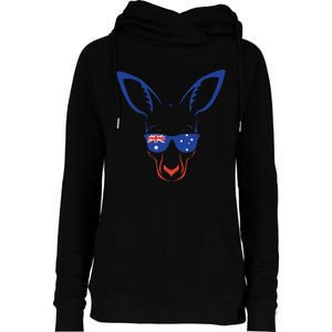 Australia Patriotic Symbol 26 January Australian Flag Womens Funnel Neck Pullover Hood