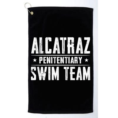 Alcatraz Penitentiary Swim Team Gift Golf Towel