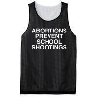 Abortions Prevent School Shootings Assholes Live Forever Mesh Reversible Basketball Jersey Tank