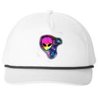 Alien Peace Space Ship Snapback Five-Panel Rope Hat