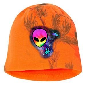 Alien Peace Space Ship Kati - Camo Knit Beanie