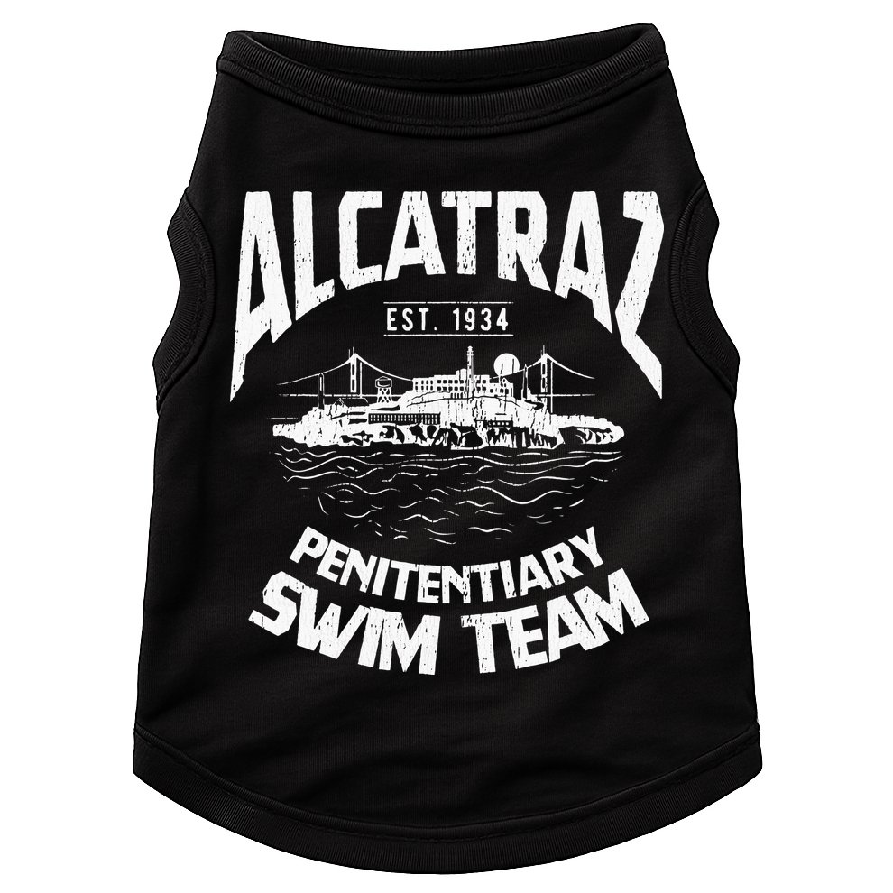 Alcatraz Penitentiary Swim Team Doggie Tank