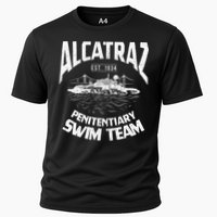 Alcatraz Penitentiary Swim Team Cooling Performance Crew T-Shirt