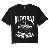 Alcatraz Penitentiary Swim Team Women's Crop Top Tee