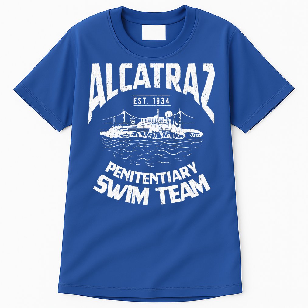 Alcatraz Penitentiary Swim Team Tall T-Shirt