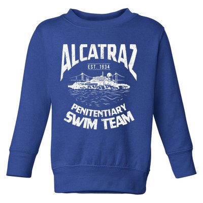 Alcatraz Penitentiary Swim Team Toddler Sweatshirt