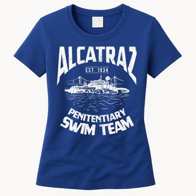 Alcatraz Penitentiary Swim Team Womens T-Shirt