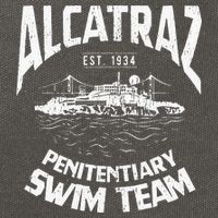 Alcatraz Penitentiary Swim Team Cotton Canvas Backpack