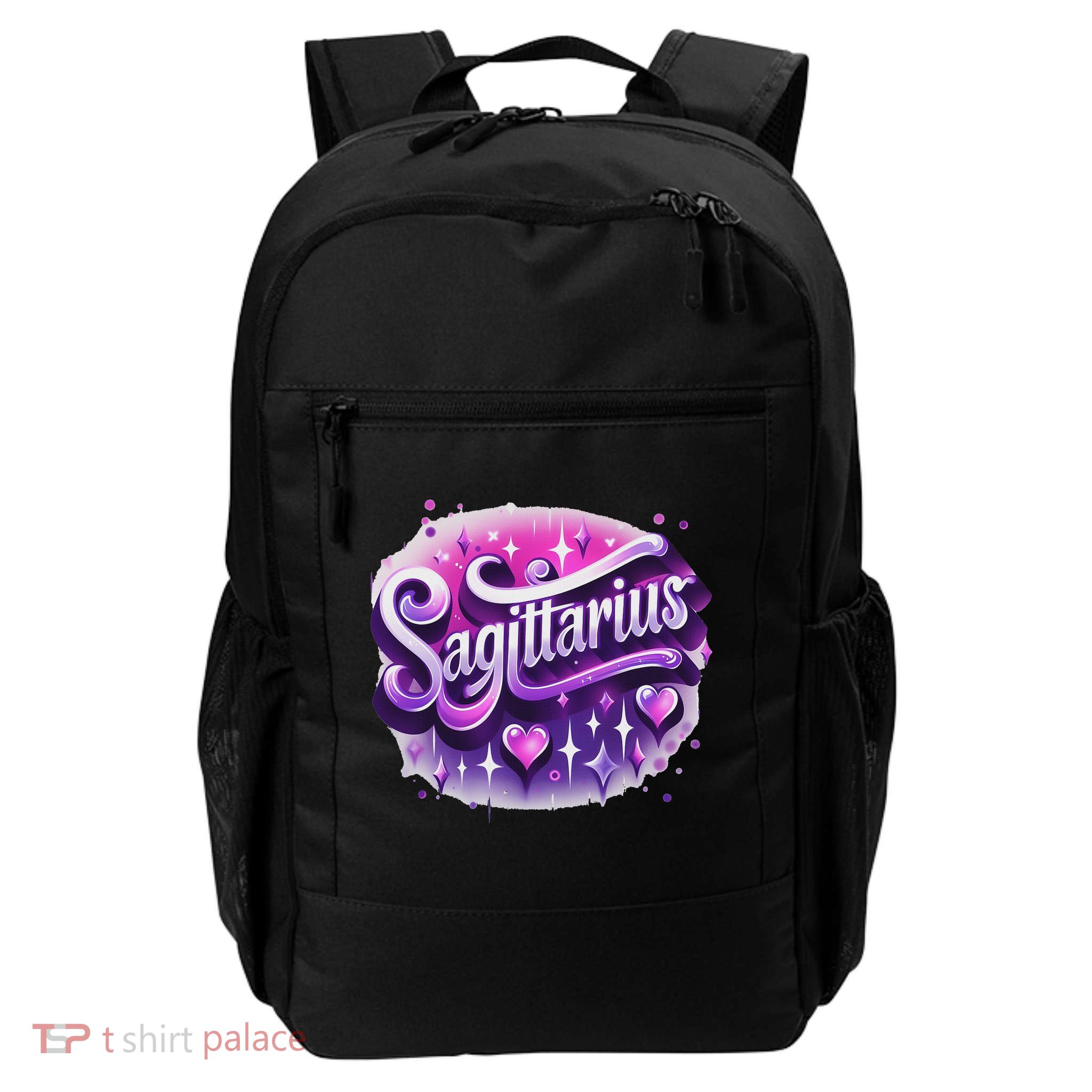 And Purple Sagittarius Zodiac Star Sign Daily Commute Backpack