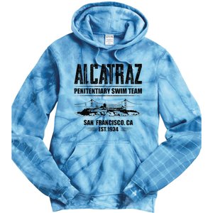 Alcatraz Penitentiary Swim Team Tie Dye Hoodie