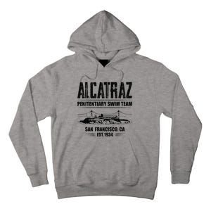 Alcatraz Penitentiary Swim Team Tall Hoodie