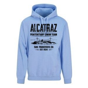 Alcatraz Penitentiary Swim Team Unisex Surf Hoodie