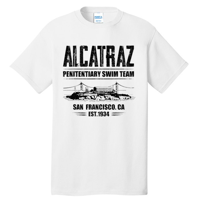 Alcatraz Penitentiary Swim Team Tall T-Shirt