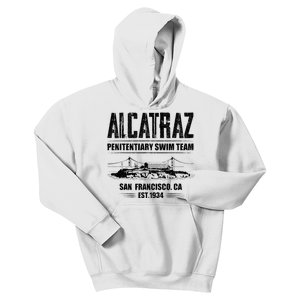 Alcatraz Penitentiary Swim Team Kids Hoodie