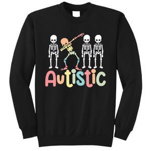 Autistic Pride Skeleton Neurodiversity Autism Proud Autism Awareness Sweatshirt