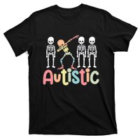 Autistic Pride Skeleton Neurodiversity Autism Proud Autism Awareness T-Shirt