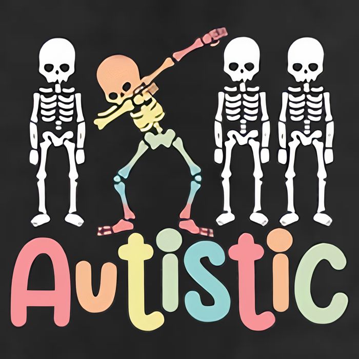 Autistic Pride Skeleton Neurodiversity Autism Proud Autism Awareness Adult Drive Performance Visor