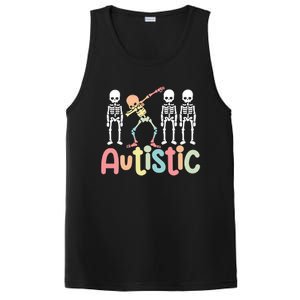 Autistic Pride Skeleton Neurodiversity Autism Proud Autism Awareness PosiCharge Competitor Tank