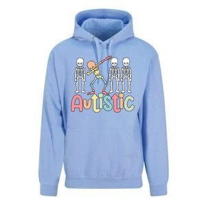 Autistic Pride Skeleton Neurodiversity Autism Proud Autism Awareness Unisex Surf Hoodie