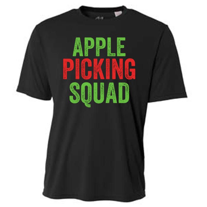 Apple Picking Squad Fall Family Outfit Autumn Fall Apple Lover Apple Picking Cooling Performance Crew T-Shirt