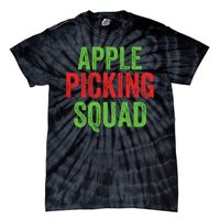 Apple Picking Squad Fall Family Outfit Autumn Fall Apple Lover Apple Picking Tie-Dye T-Shirt