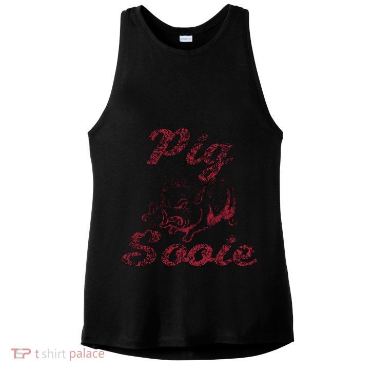 Arkansas (Pig Sooie) Ladies PosiCharge Tri-Blend Wicking Tank