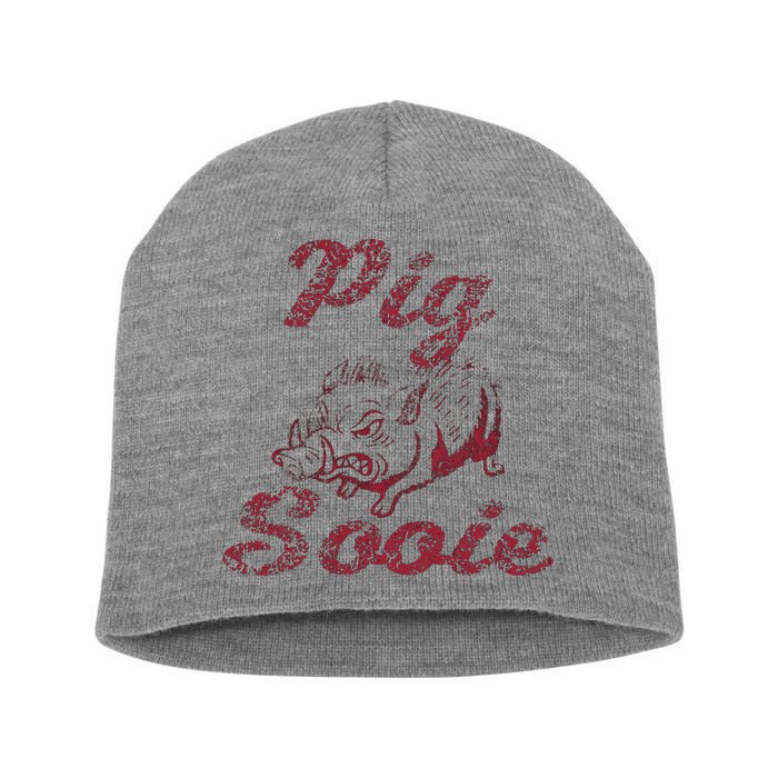 Arkansas (Pig Sooie) Short Acrylic Beanie