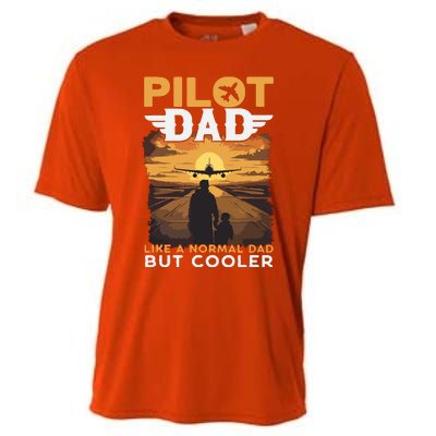 Airplane Pilot Shirts For Men Women Funny Saying Pilot Dad Cooling Performance Crew T-Shirt