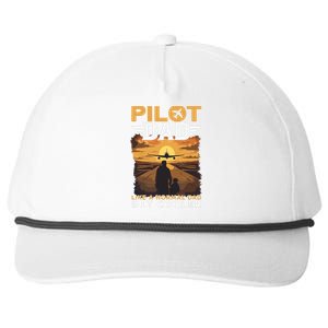 Airplane Pilot Shirts For Men Women Funny Saying Pilot Dad Snapback Five-Panel Rope Hat