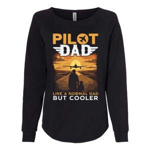 Airplane Pilot Shirts For Men Women Funny Saying Pilot Dad Womens California Wash Sweatshirt