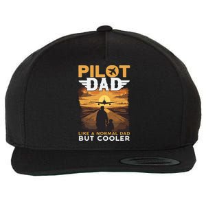 Airplane Pilot Shirts For Men Women Funny Saying Pilot Dad Wool Snapback Cap