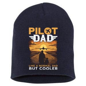 Airplane Pilot Shirts For Men Women Funny Saying Pilot Dad Short Acrylic Beanie