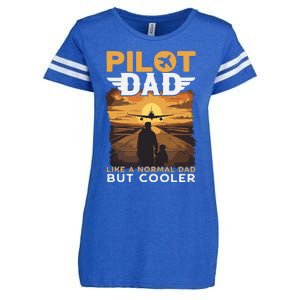 Airplane Pilot Shirts For Men Women Funny Saying Pilot Dad Enza Ladies Jersey Football T-Shirt