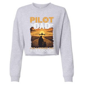 Airplane Pilot Shirts For Men Women Funny Saying Pilot Dad Cropped Pullover Crew