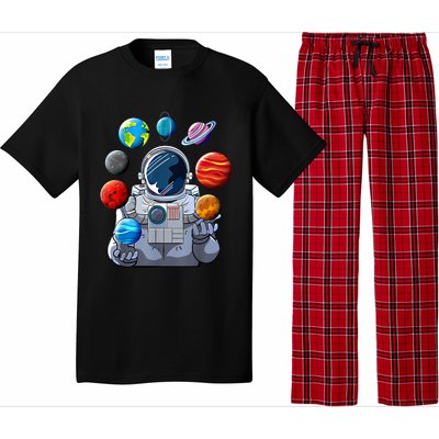 Astronaut Planets Space Moon Galaxy Stars Spaceship Cute Gift Pajama Set