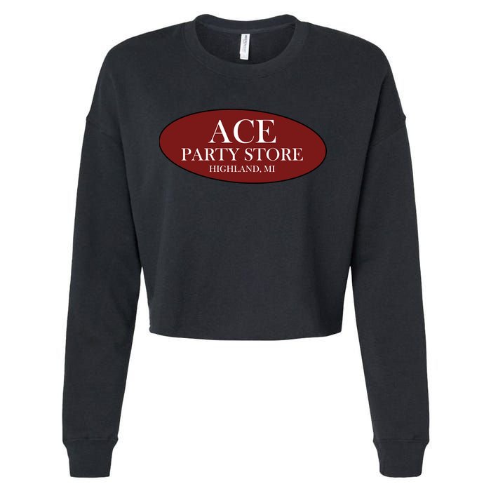 Ace Party Store Cropped Pullover Crew