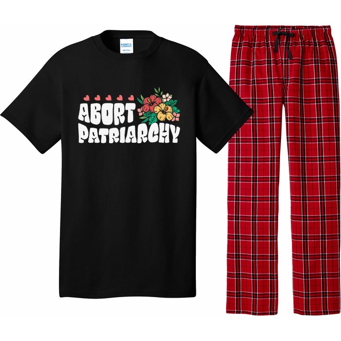 Abort Patriarchy 's Rights Pro Choice Feminist Flower Pajama Set